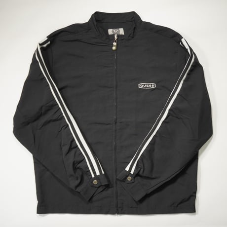 90s "GUESS JEANS" Nylon Jacket like a Single Raiders Jacket