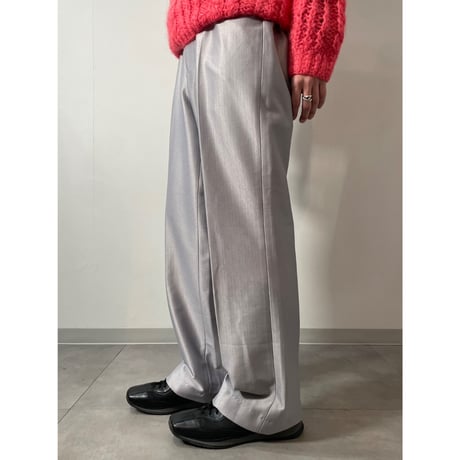 90s- Shiny western wide straight slacks