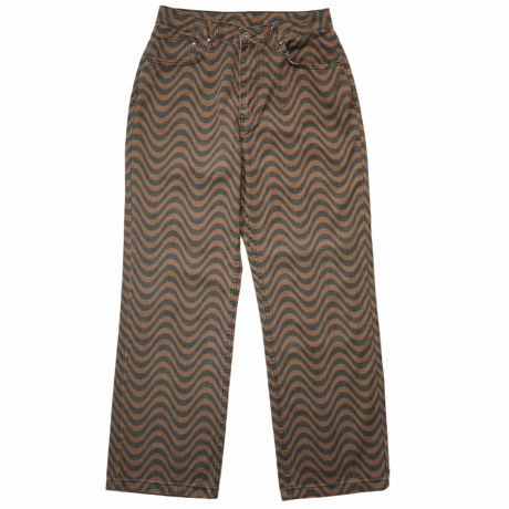 All patterned Denim pants