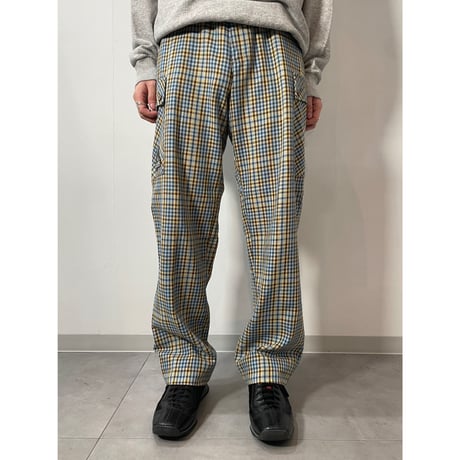 90s- "ENERGIE" Check pattern cargo pants