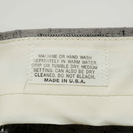 80s- Silver Gray 2 Tuck Slacks