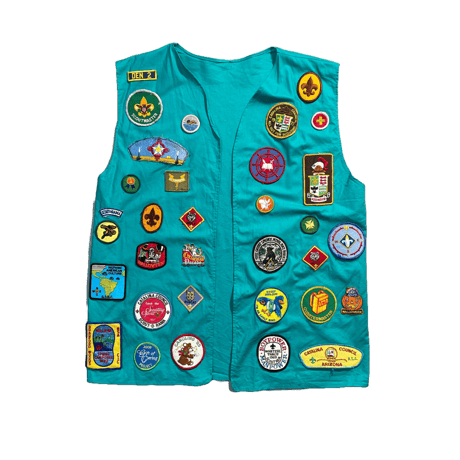 70s- Patch Patch Patch Vest