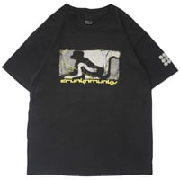 00s "drunknmunky" Print & Embroidery T-shirt