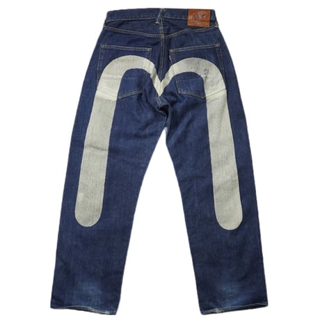 00s "EVISU" 2001 No.2 denim