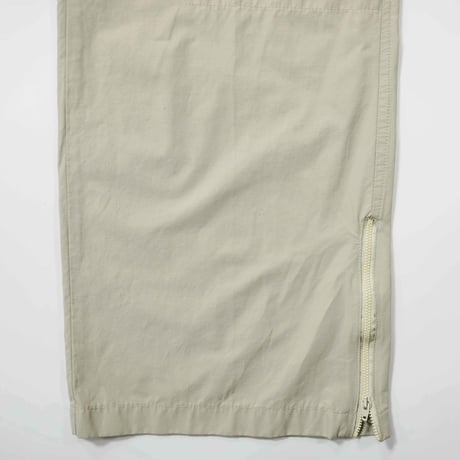 2002's "Calvin Klein" 6 Pockets Nylon × Cotton Wide Straight Pants