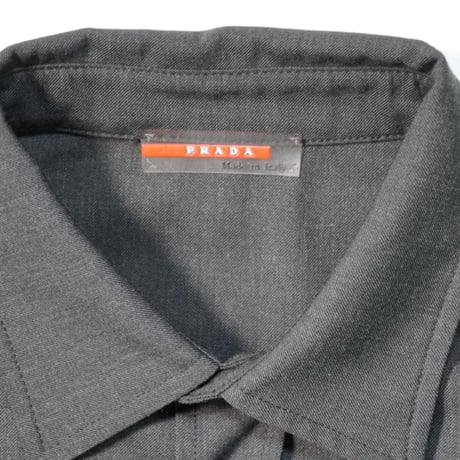 【PRADA SPORT】Wool × Poly shirt