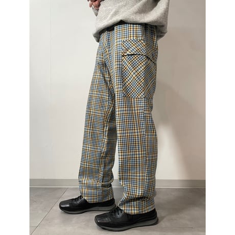 90s- "ENERGIE" Check pattern cargo pants