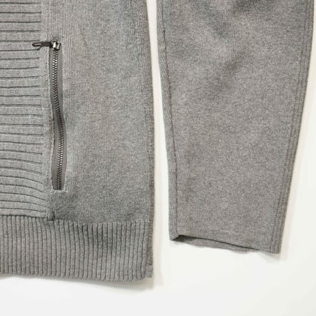 00s "Calvin Klain" Cotton knit Zip-up Blouson