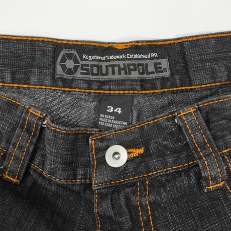 00s "SOUTH POLE" Baggy Shorts / 6分丈