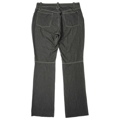 00s Stitch Design Slim Semi Flare Pants