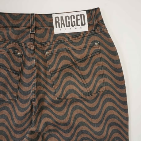 All patterned Denim pants