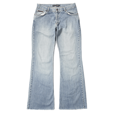 00s Wide Flare Denim Pants