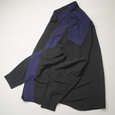 ~00s  "POLICY STUDIO" Shiny L/S shirt