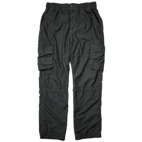 90s-00s White stitch design nylon Cargo pants
