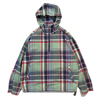 90s "Eddie Bauer" Check pattern Cotton Anorak