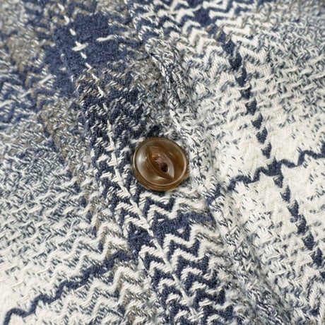 90s-00s Ombre check L/S shirt