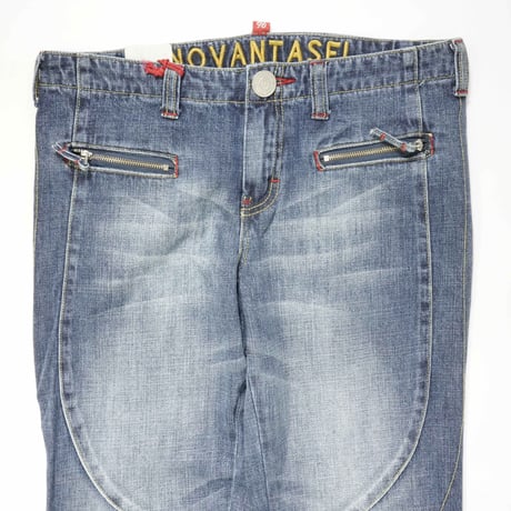 【Dead Stock!!!】EURO Y2K Flare Denim Pants