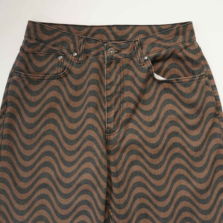All patterned Denim pants