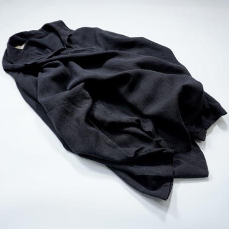 80s "Jean Paul GAULTIER" Rayon linen  skipper shirt