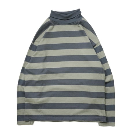 90s "Calvin Klein Sport" Border Turtle Neck Cutsew