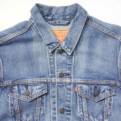 "Levi's" Rib Switching Denim Jacket