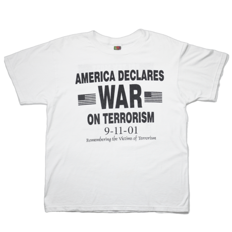 00s 「NO MORE TERORISM」T-shirt