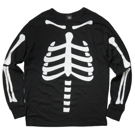 Bone design L/S T-shirt