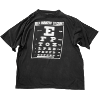 90s "BEER DRINKERS EYECHART"