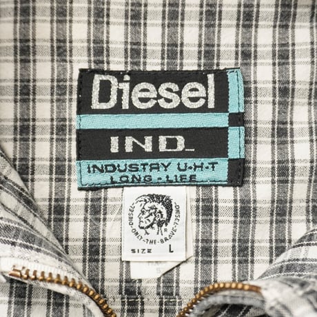 90s "Diesel" Short length Zip-up Jacket