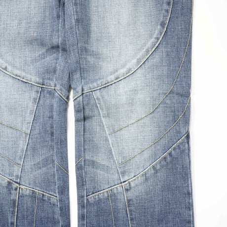 【Dead Stock!!!】EURO Y2K Flare Denim Pants