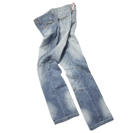 【Dead Stock!!!】EURO Y2K Flare Denim Pants