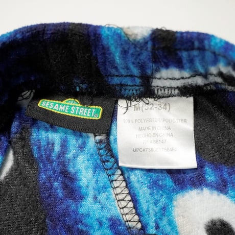 00s- "SESAME STREET" Cookie Monster Fleece pajama pants
