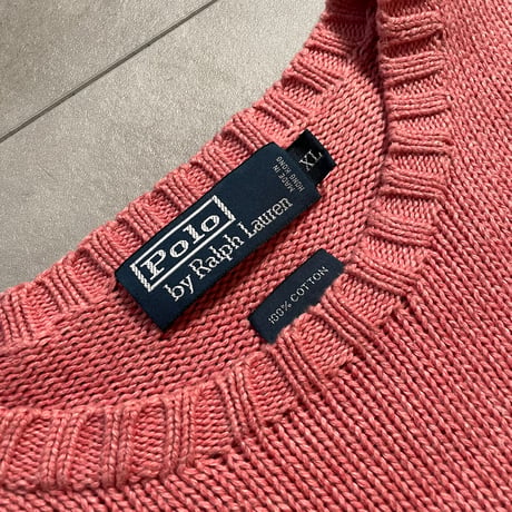 90s "Polo Ralph Lauren" Cotton Knit Sweater
