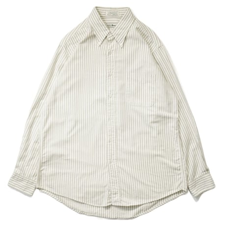 80s-90s "L.L.Bean" Stripe oxford shirt
