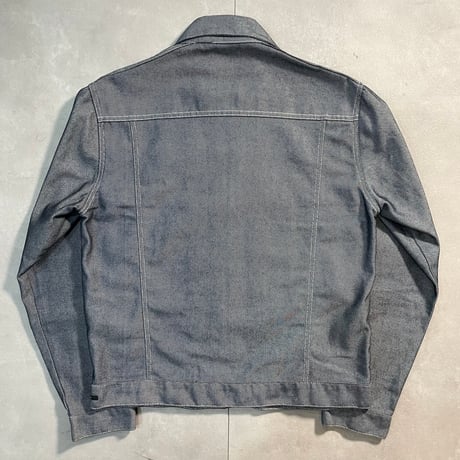 00s- Euro Denim Zip up Short Jacket