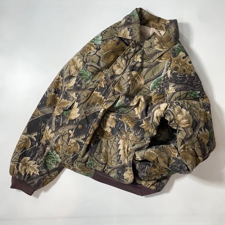 Real tree camo padded jacket