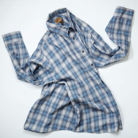 00s ombre check shirt