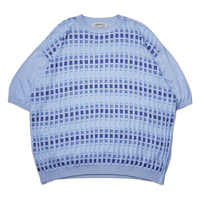 Rib knit T-shirt