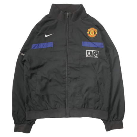 00s "NIKE" Manchester United Team Nylon Jacket