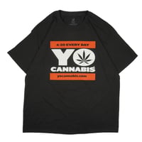 「4/20 EVERY DAY」Printed T-shirt