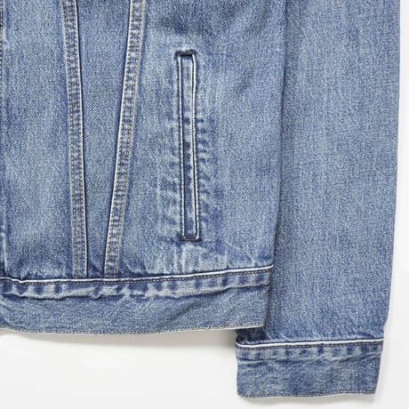 "Levi's" Rib Switching Denim Jacket