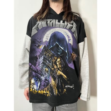 90s "EMPIRE" -METTALICA- Euro bootleg print hoodie