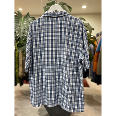 00s Ombre Check Open Collar S/S Shirt