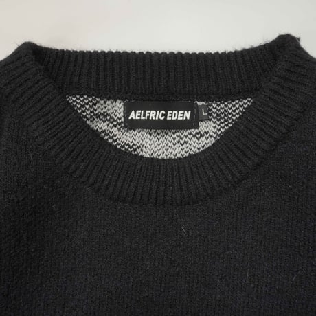 2010s- "AELFRIC EDEN" Bone design knit sweater