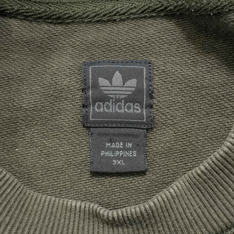 00s "adidas" Ameba Pattern Big Sweat Shirt
