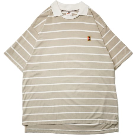 90s "NIKE" Tennis logo S/S polo shirt
