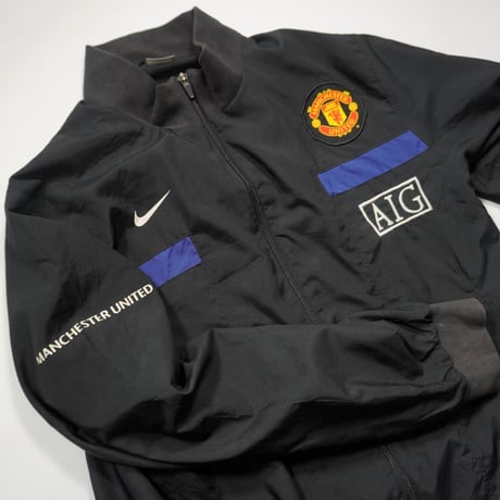 00s "NIKE" Manchester United Team Nylon Jacket