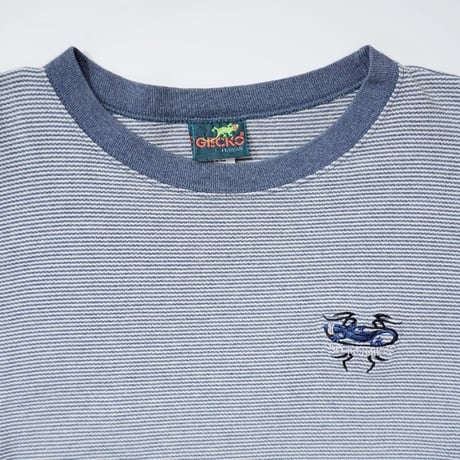 90s "GECKO" Border T-shirt