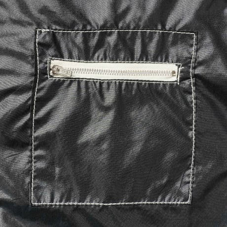 70s-80s White stitch design Nylon Short length Jacket