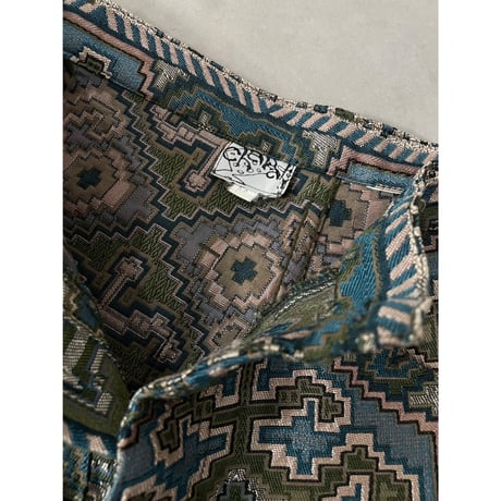 Euro gobelin fabric bell bottom